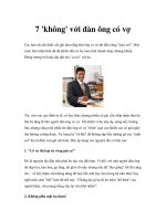 7 ''''không'''' với đàn ông có vợ ppsx