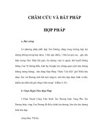 CHÂM CỨU VÀ BÁT PHÁP HỢP PHÁP ppt