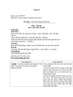 Giáo án Sáng lớp 1 Tuần 30