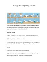 30 ngày cho vòng mông cao tròn pptx