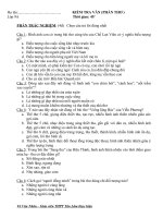 Tiết 129 Kiểm tra phần thơ