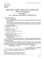 GIÁO ÁN ĐỊA LÍ 8 TRỌN BỘ