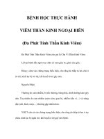 BỆNH HỌC THỰC HÀNH - VIÊM THẦN KINH NGOẠI BIÊN ppt