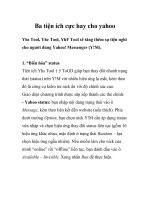 Ba tiện ích cực hay cho yahoo pot