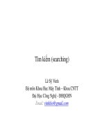 Khoa học máy tính - Tìm kiếm (Seaching) docx