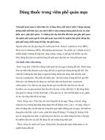 Dùng thuốc trong viêm phế quản mạn potx