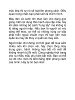 mặc đẹp thì tự nó sẽ toát lên phong cách. Điều quan trọng nhất, bạn phải pdf