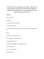 Thu hồi rừng đối với các trường hợp quy định tại điểm a và điểm b khoản 1 Điều 26 Luật Bảo vệ và phát triển rừng và khoản 2 Điều 26 Nghị định số 23/2006/NĐ-CP thuộc thẩm quyền của Uỷ ban nhân dân cấp tỉnh (Trường hợp thu hồi rừng chưa có dự án đầu tư) doc