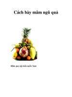 Cách bày mâm ngũ quả ppsx