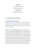 Lịch Sử Văn Minh Trung Hoa phần 2 CHƯƠNG III potx