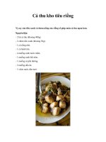 Cá thu kho tiêu riềng ppsx