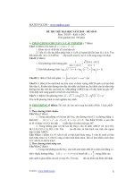 Đề thi thử đại học môn Toán - Đề số 3 pptx