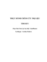 THỰC HÀNH CHÂM CỨU TRỊ LIỆU - TIM SUY potx