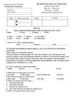 Đề thi HKII L6 (09-10) LK