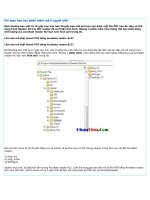 Thủ thuật với những phần mềm trong máy tính