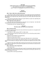 Quy che tuyen sinh THCS&THPT