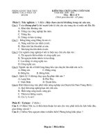 Địa lý 9 cuối năm 09-10 (Đề + Biểu điểm)