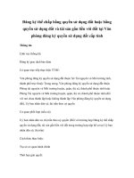 Đăng ký thế chấp bằng quyền sử dụng đất hoặc bằng quyền sử dụng đất và tài sản gắn liền với đất tại Văn phòng đăng ký quyền sử dụng đất cấp tỉnh pdf