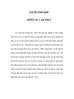 SÁCH LINH KHU - THIÊN 48: CẤM PHỤC pdf