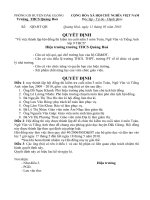 hội đồng coi thi 3 môn