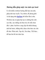 Hướng dẫn ghép mặt vào ảnh cực kool doc