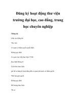 Đăng ký hoạt động thư viện trường đại học, cao đẳng, trung học chuyên nghiệp potx