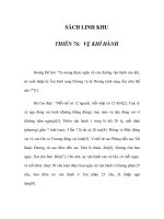 SÁCH LINH KHU - THIÊN 76: VỆ KHÍ HÀNH doc