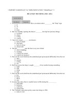 ĐỀ LUYỆN THI TIẾNG ANH_6