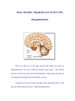 PHÁC ĐỒ ĐIỀU TRỊ BỆNH LÙN TUYẾN YÊN (Hypopituitarism) ppsx
