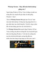 Winstep Xtreme - Thay đổi màn hình desktop giống win 7 pps