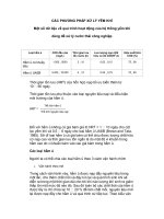 CÁC PHƯƠNG PHÁP XỬ LÝ YẾM KHÍ pptx