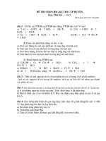 Đề thi HSG Hóa 8 - 3