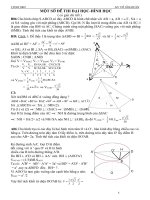 HINH HOC 12 TRONG CAC DE THI TU 2002 DEN 2009