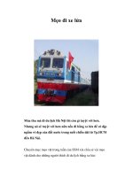 Mẹo đi xe lửa pot