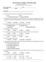 Tuyển tập Hóa TN_2010 số 9