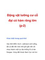 Động vật lưỡng cư cổ đại có hàm răng lớn (p-2) pdf