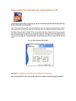 Chuyển đổi các tập tin PDF của bạn sang các tập tin văn bản Microsoft Word