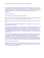 Cắt Ghép Các Tập Tin âm Thanh Bằng Tiện ích Có Sẵn Trong Windows Xp