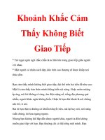 Khoảnh Khắc Cảm Thấy Không Biết Giao Tiếp docx