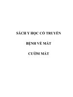 BỆNH VỀ MẮT - CƯỜM MẮT pdf