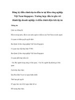 Đăng ký điều chỉnh dự án đầu tư tại Khu công nghiệp Việt Nam-Singapore. Trường hợp: đầu tư gắn với thành lập doanh nghiệp và điều chỉnh diện tích dự án doc