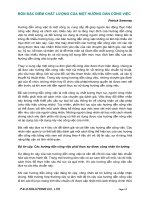 BỐN ĐẶC ĐIỂM CHẤT LƯỢNG CỦA MỘT HƯỚNG DẪN CÔNG VIỆC ppt