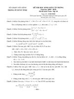 Đề thi HSG cấp trường - PT DTNT tỉnh Hòa Bình