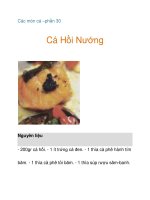 Các món cá –phần 30 pptx