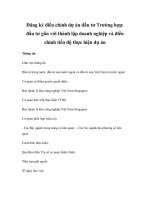 Đăng ký điều chỉnh dự án đầu tư Trường hợp: đầu tư gắn với thành lập doanh nghiệp và điều chỉnh tiến độ thực hiện dự án potx