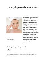 Bí quyết giảm nếp nhăn ở mắt pps