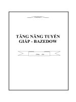 TĂNG NĂNG TUYẾN GIÁP - BAZEDOW pptx