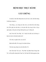 BỆNH HỌC THỰC HÀNH - UẤT CHỨNG doc