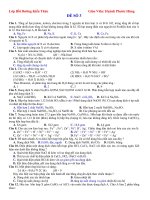 Tự Ôn Thi ĐH Đề Số 3