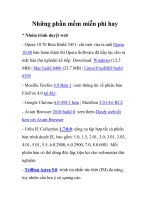 Những phần mềm miễn phí hay potx